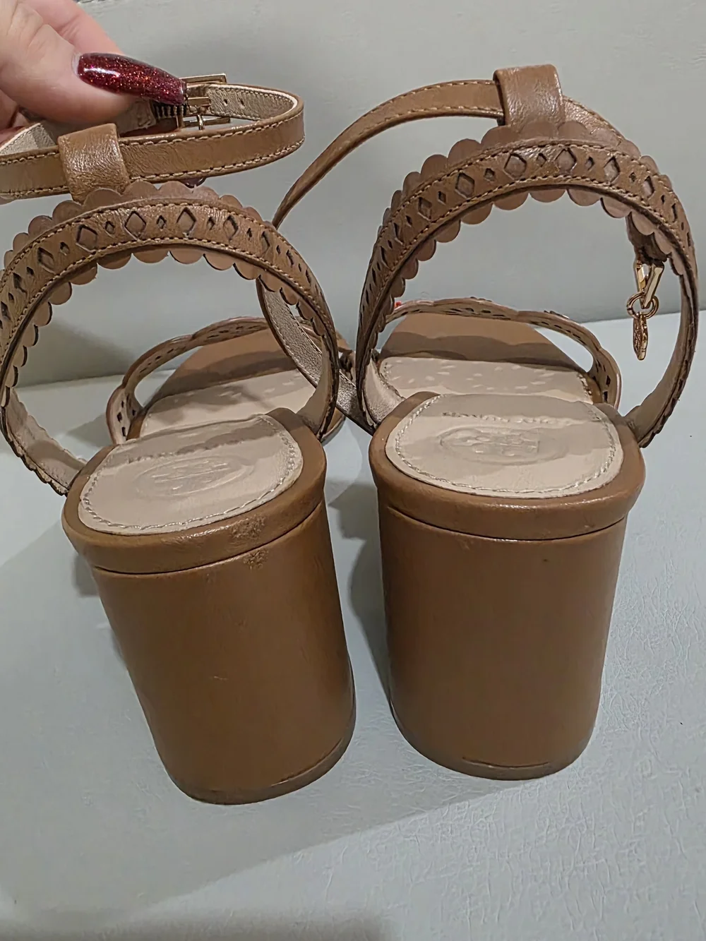 Tory Burch brown leather
